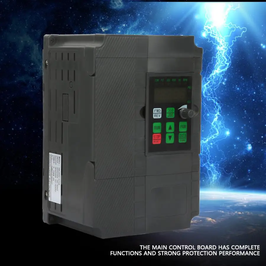 AC220V инвертор двигатель привод 0,75 кВт 1HP однофазный переменный Частотный привод инвертор ЧПУ VFD