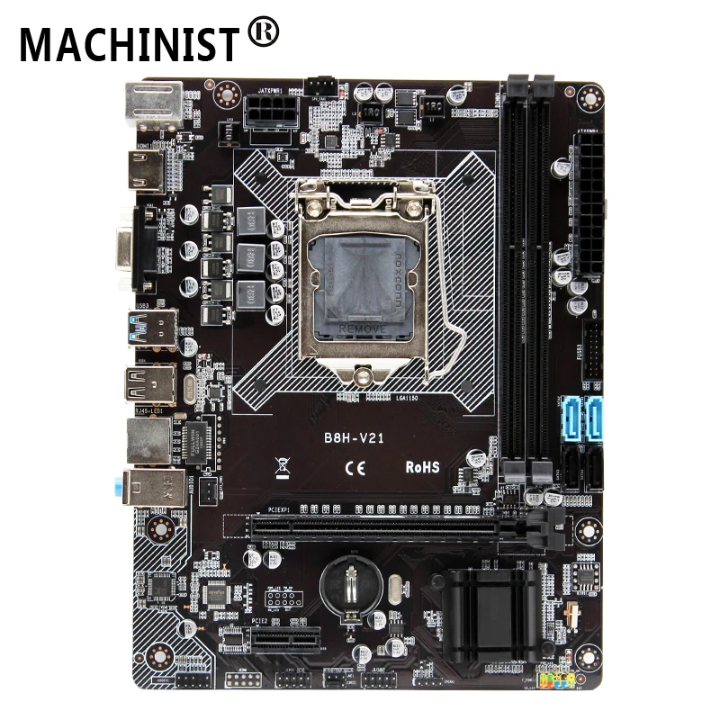 MACHINIST H55 материнская плата разъем LGA 1156 Sup порты DDR3 16G и I3/I5/I7 cpu PCI-Express USB2.0 порты основная плата