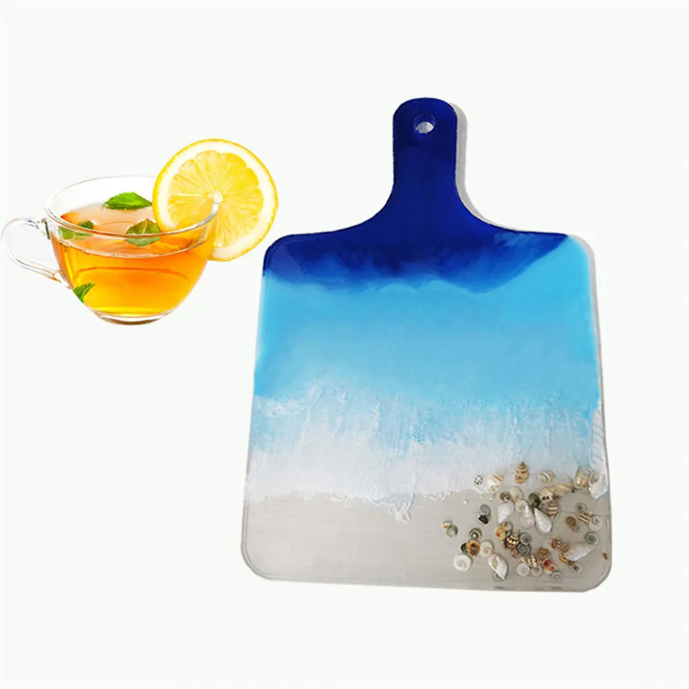 Sea Wave Resin Mold For Serving Board Tray Painting DIY Home Decoration  Tool With Epoxy Silicone Koji Mold From Beatyhome2018, $9.49