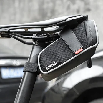 

WEST BIKING Bicycle Saddle Bag Waterproof Road Bike Cycling Rear Seat Tail Pack Small And Portable Scratch Proof