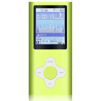 

Stylish Mp3/Mp4 Player With A 16Gb Micro-Sd Card,Support Photo Viewer,Mini Usb Port 1.8 Lcd,Digital Music Player,Media Player,Mp