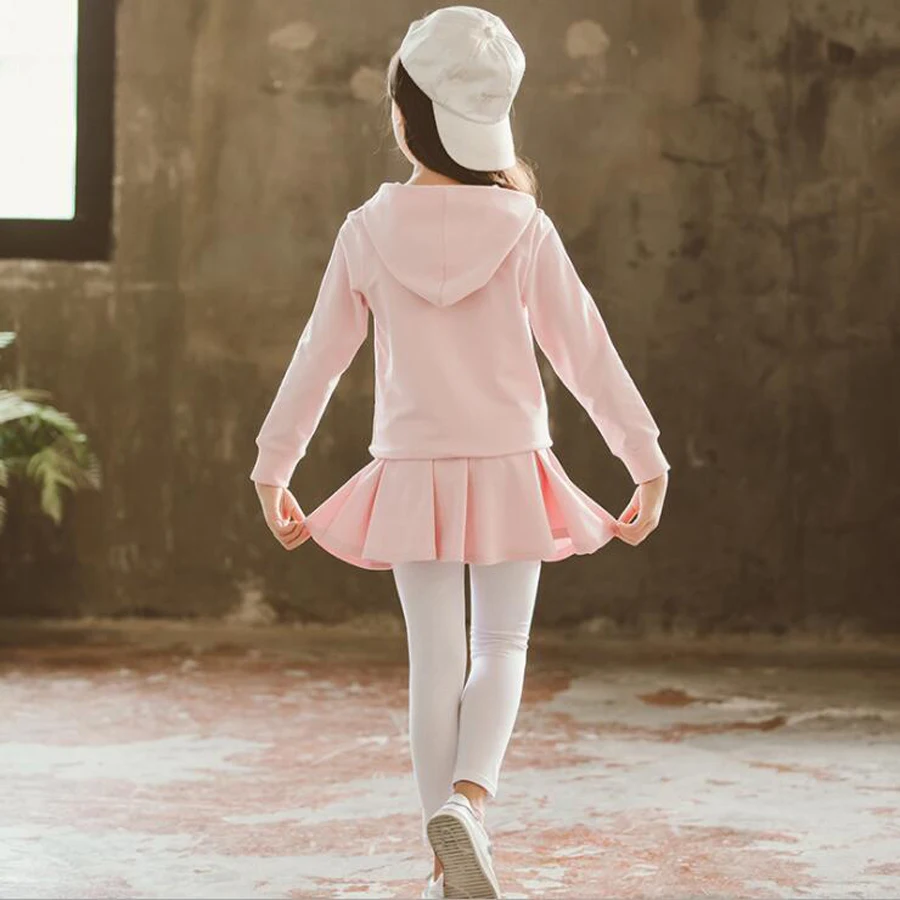 Autumn teen girls clothing sets tracksuits sports large girls children sets sports 4 6 8 years old girls clothes 10 12 year