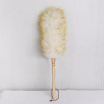 

Brush Sofa Non Slip Non-static Hanging Rope Home Cleaning Car Long Lambswool Duster Furniture Wood Handle Soft Dust Sweeping