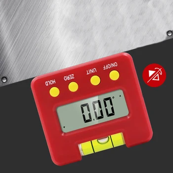 

1*Digital Inclinometer New High Precision Mini Digital Inclinometer Angle Finder Plastic Protractor Tool (Not Including Battery)