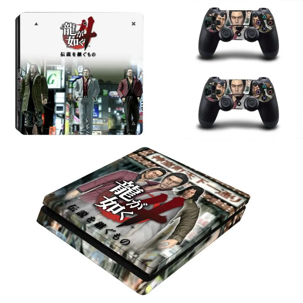 YSP4S-3253 Якудза Kiwami PS4 тонкая наклейка Play station 4 кожа Наклейка для playstation 4 PS4 тонкая консоль и контроллер Скины Виниловые - Цвет: YSP4S-3253