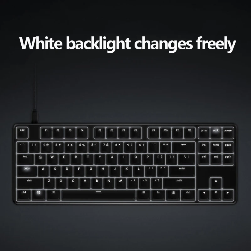 US $86.87 Youpin Mechanical Keyboard Mini Portable Wired Red Brown Silver Switch Programmable Gamer For MacWin Desktop