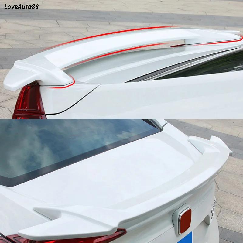 Внешний задний спойлер для багажника Honda Civic 10 2016 2017 2018 2019 2020 декоративная рамка
