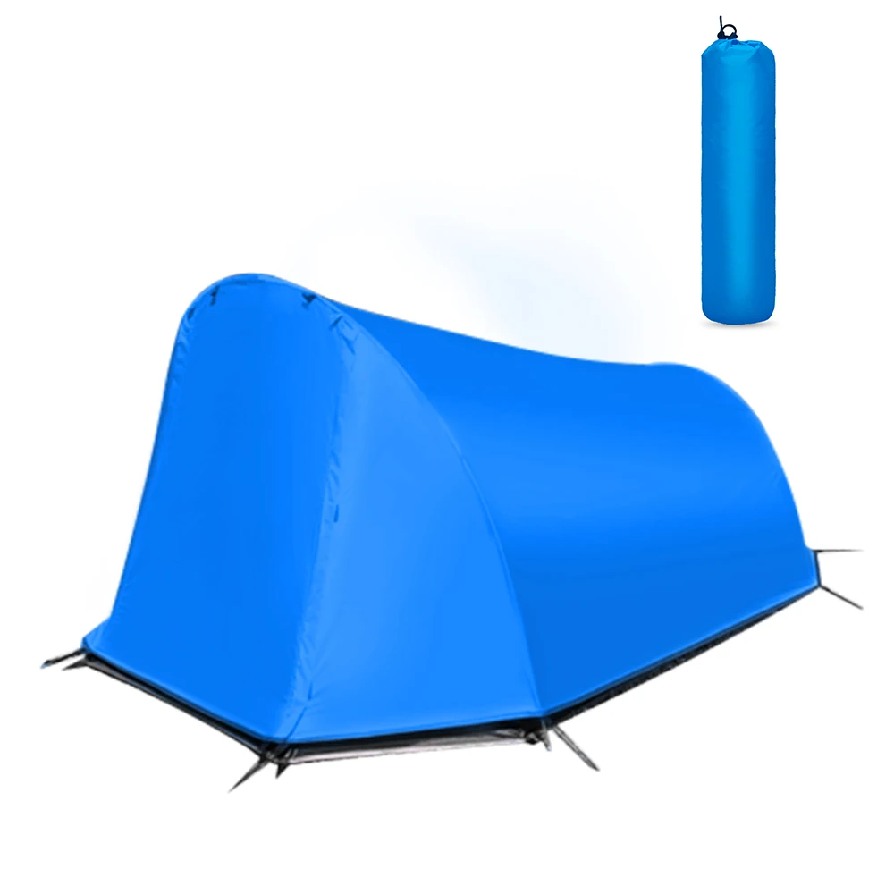 Blue With fly Открытый Кемпинг Пешие прогулки от комаров палатка скалолазание Cabana палатка с дышащей сеткой для 2 человек портативный пляж палатка - Цвет: Blue With fly