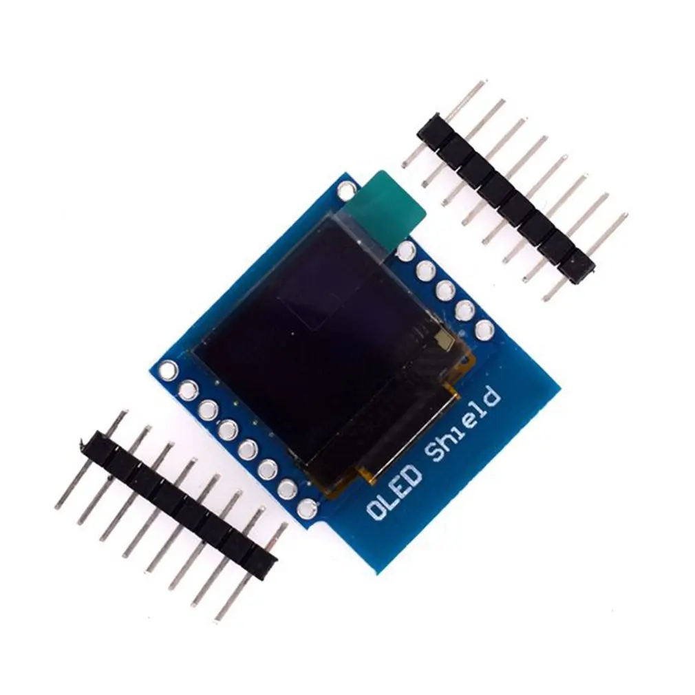 Черный HW-699 0,66 дюймовый OLED дисплей модуль для D1 Мини ESP32 модуль Arduino AVR STM32 64x48 ЖК-экран IIC IEC OLED - Цвет: Черный