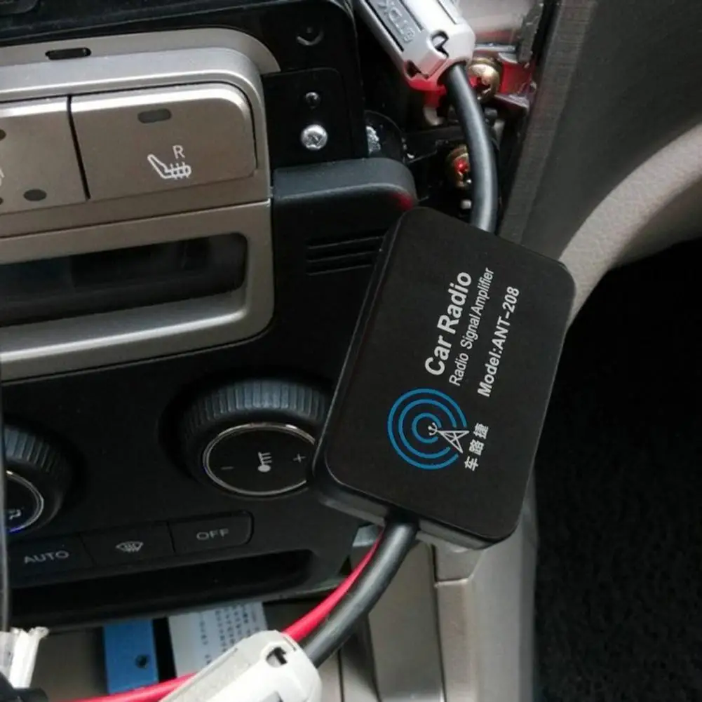 Fm 88108mhz Car Antenna Signal Amp Booster Radio Amplifier Aerials