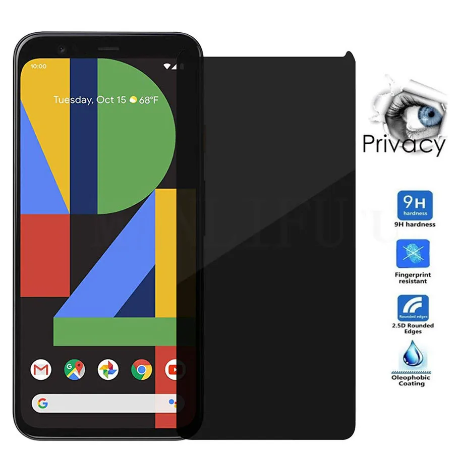 Закаленное стекло для Google Pixel 4 XL 3 3a анти шпионская Защита экрана для Google Pixel 3XL 3 4 Антибликовая защитная пленка