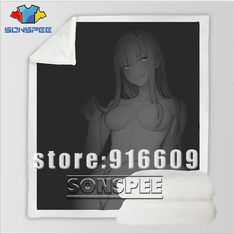 DARLING in the FRANXX Zero Диван Постельные принадлежности бархат узорчатый офис Harajuku зимнее теплое Покрывало Постельное белье путешествия одеяло Стёганое одеяло