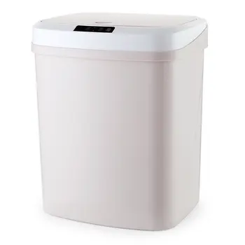 

Rechargeable Type 15L Automatic Sensor Smart Trash Can Waterproof for Living Room Kitchen Garbage Bucket