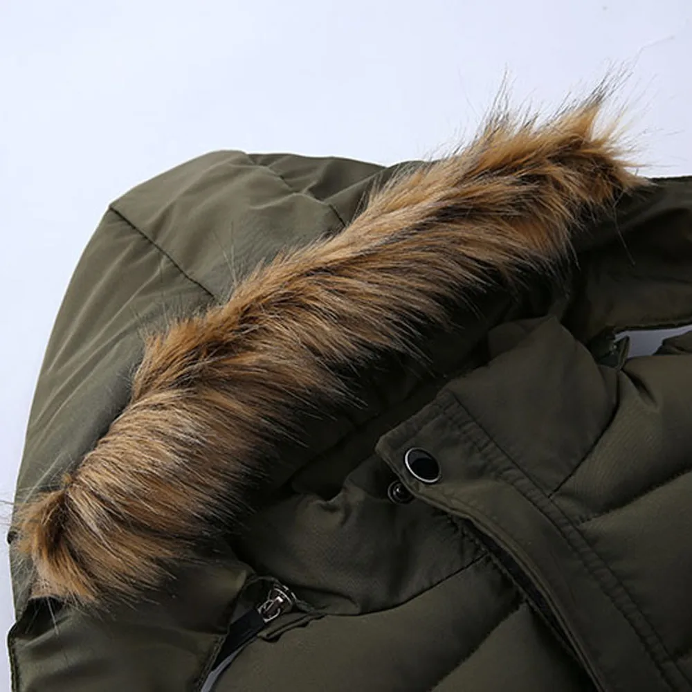 Coat Children Winter Jacket Coat Boy Jacket Warm Hooded Kids Clothes Zipper Pocket Coat Casual Outerwear Autumn Winter Overcoat