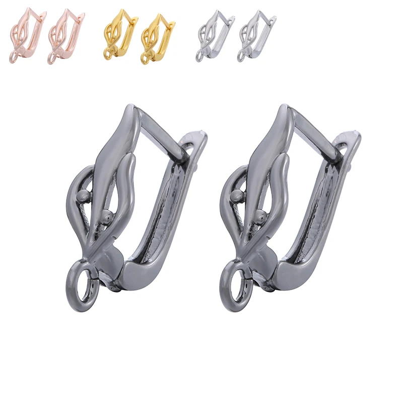 

Leaf 'U' shaped earrings for women jewelry making Wholesale fringe DIY handmade earrings hook Wholesale earrings