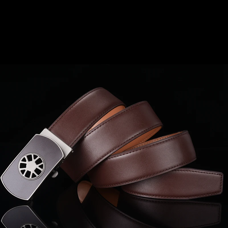 Plyesxale Belt Men 2021Genuine Leather Belts High Quality With Buckle Men's Adjustable Ratchet Automatic Cinto G21 | Аксессуары для