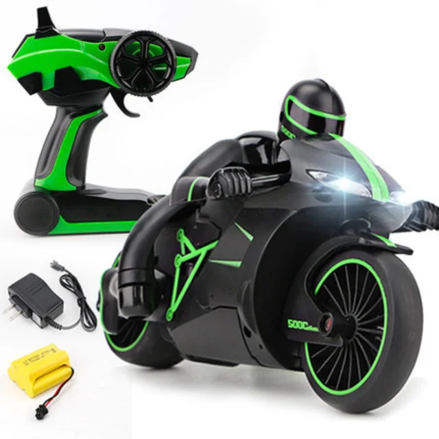 2.4G Mini Fashion RC Motorcycle with Cool Light High Speed RC Motorbike Model Toys Remote Control Drift Motor Kids Toys for Gift 2
