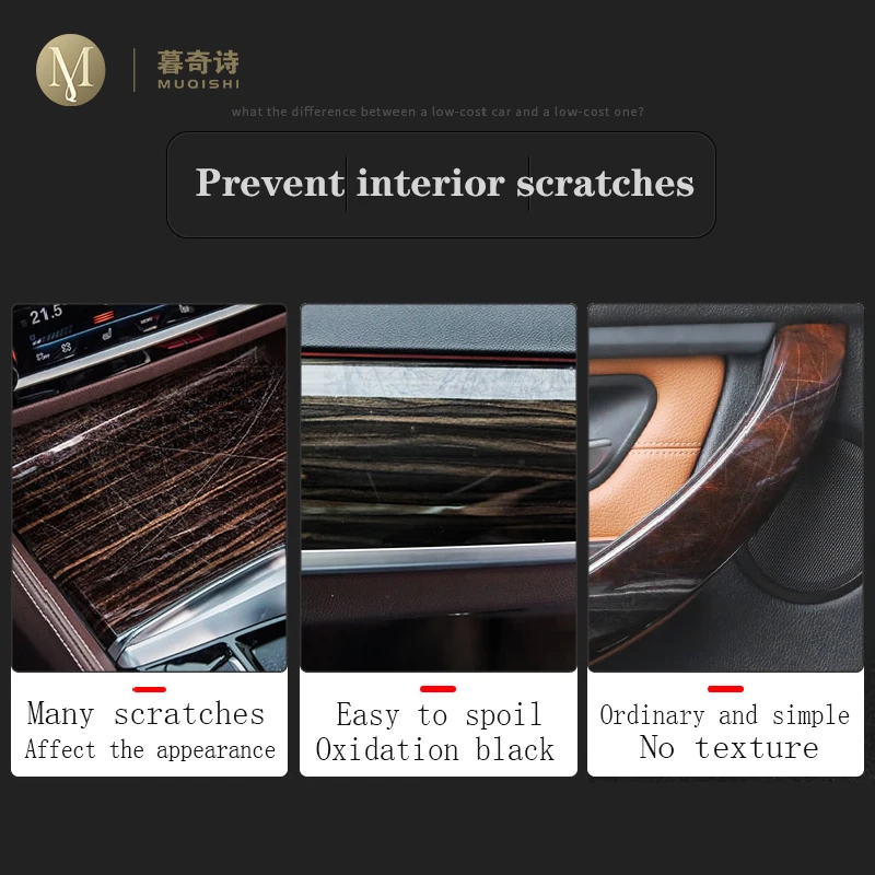 For BMW G01 G02 F25 F26 X3X4 2011-2021Car Interior Center console Transparent TPU Protective film Anti-scratch Repair film Refit