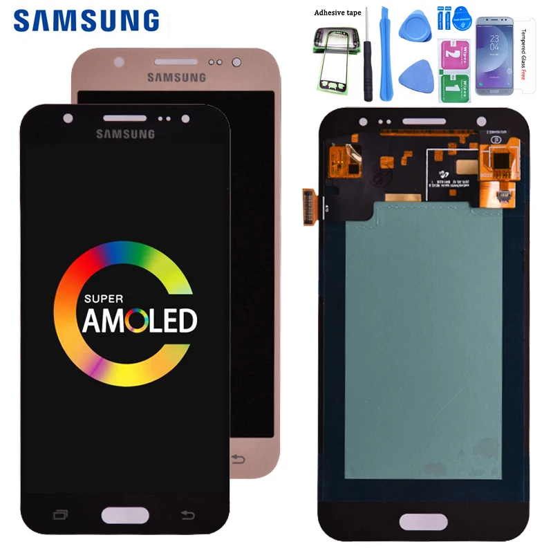 AMOLED Замена для Samsung Galaxy J5 j500 J500G J500Y J500H ЖК-дисплей с кодирующий преобразователь сенсорного экрана в сборе