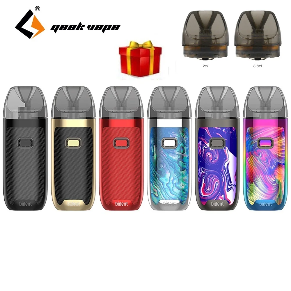 Бесплатный подарок GeekVape Bident pod Kit 950 мАч и 3 5 мл электронная сигарета двойная