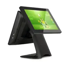 Новейший дизайн двойной экран I5 POS Machine 15 дюймов SSD256GB RAM8GB с USB LAN VGA