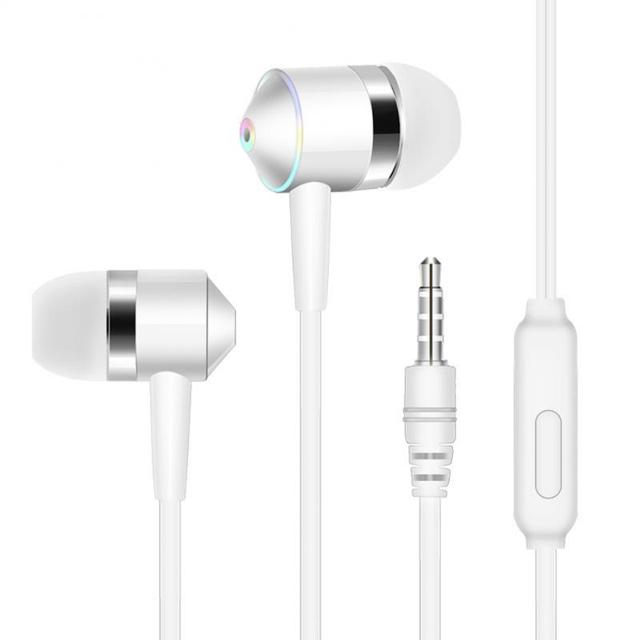 Subwoofer Stereo Earphones In-Ear Mobile Phone Headphones With Wheat Headphones Wired Universal Mobile Phone Earphones
