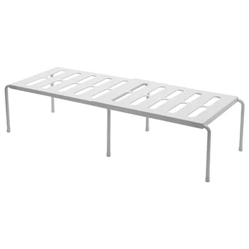 

Cabinet Shelf Expandable Stackable Kitchen Cabinet Counter Shelf Storage Organizer Cupboard Organiser for Tableware Seasoning