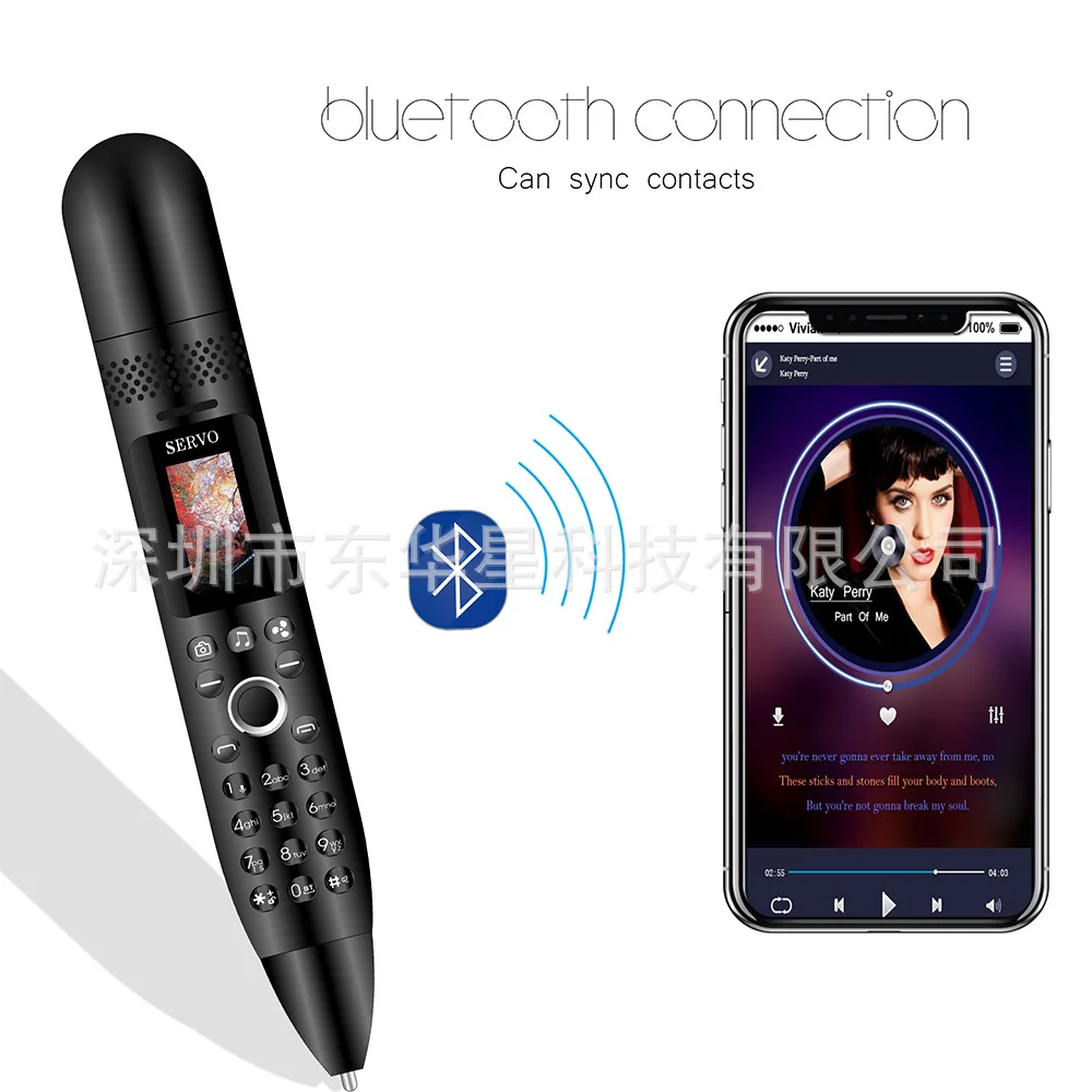 Креативный мини-вентилятор для телефона многофункциональный bluetooth-диктофон мини записывающее устройство arphone диктофон скрытая камера - Цвет: Черный