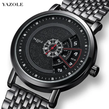 

Men Fashion Watch Stainless steel Fashion turntable watch men watch men Top Quality Waterproof Quartz watches For Men