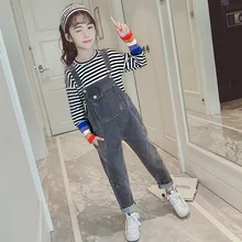 ; Новинка года; сезон осень; детская одежда; ковбойские подтяжки для девочек среднего и большого размера; брюки для девочек