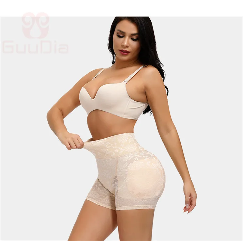 maidenform shapewear GUUDIA Hip Enhancer Butt Lifter Women Body Shaper Padded Panties Lace Push Up Bodysuit Shapers Tummy Control Panties Shapewear plus size shapewear