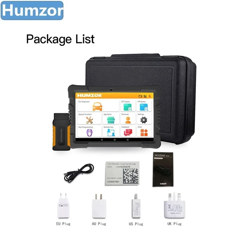 Umzor NexzDAS Pro планшет с Bluetooth 10 дюймов полная система автоматический диагностический