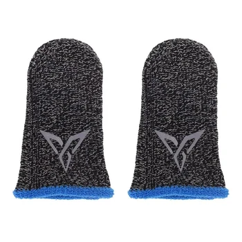 

1 Pair Breathable Mobile Game Finger Sleeve Type Trigger Fingertip Gloves Game Non-slip Touch Screen Thumb Fingertip Sleeves