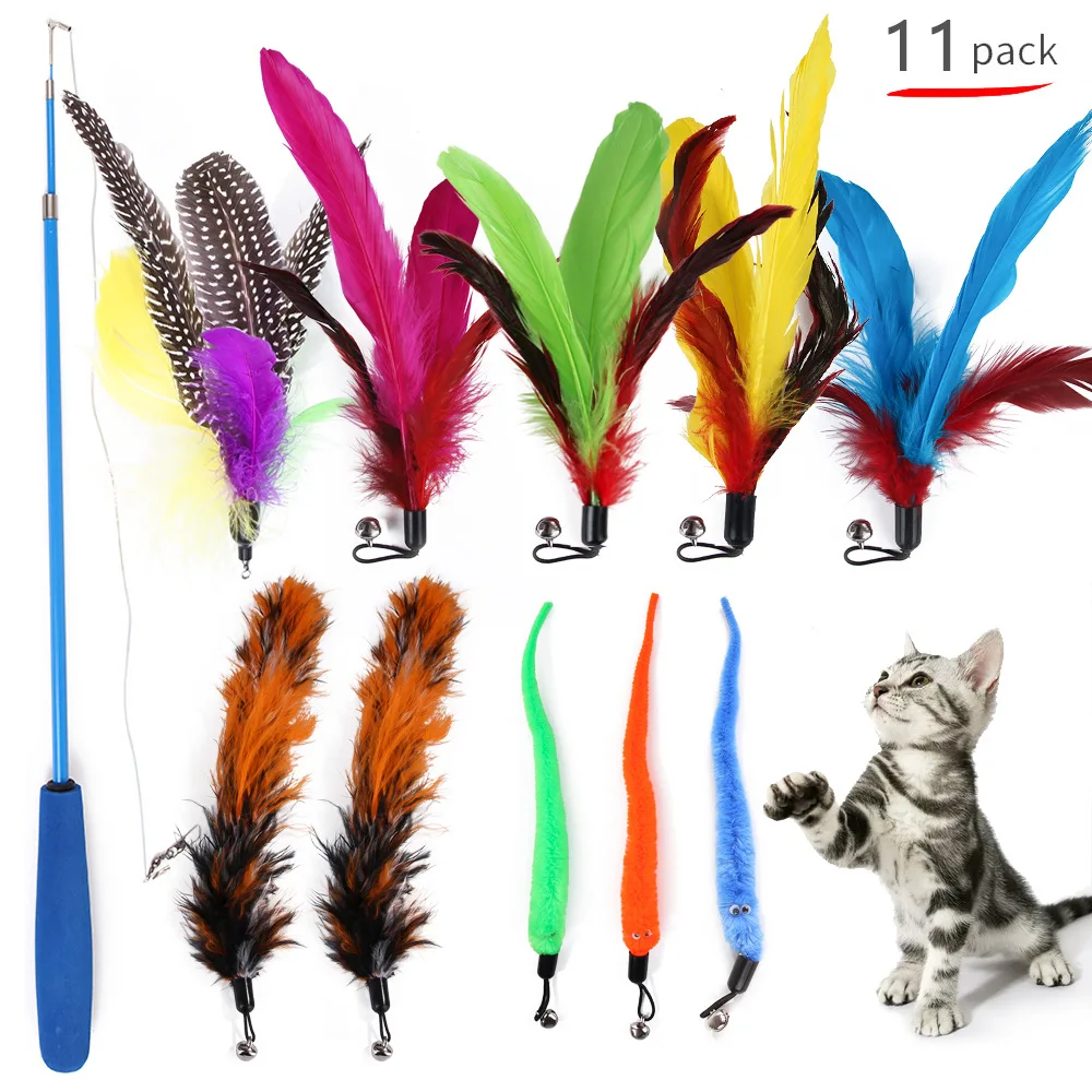Replacement Cat Feather Toy Set, Cat Feather Teaser Wholesale