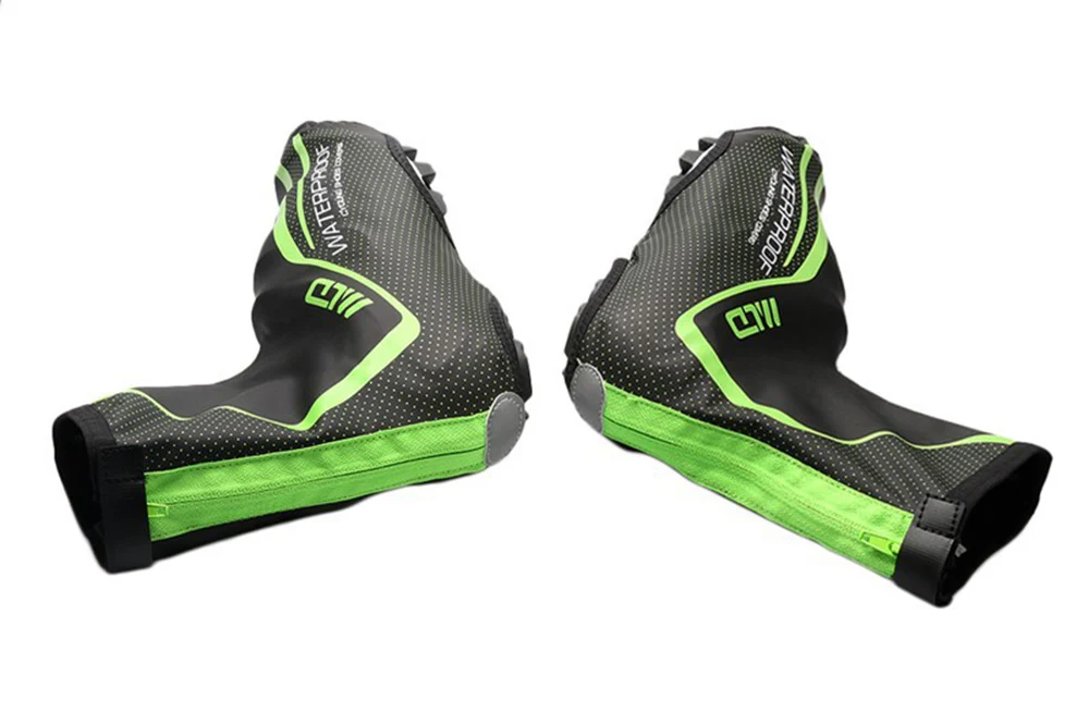 Cycling Shoes Cover Waterproof Windproof Boot Covers Reflective Winter Warm MTB Bike Bicycle Overshoes Shoe Protector BC0204 (15)