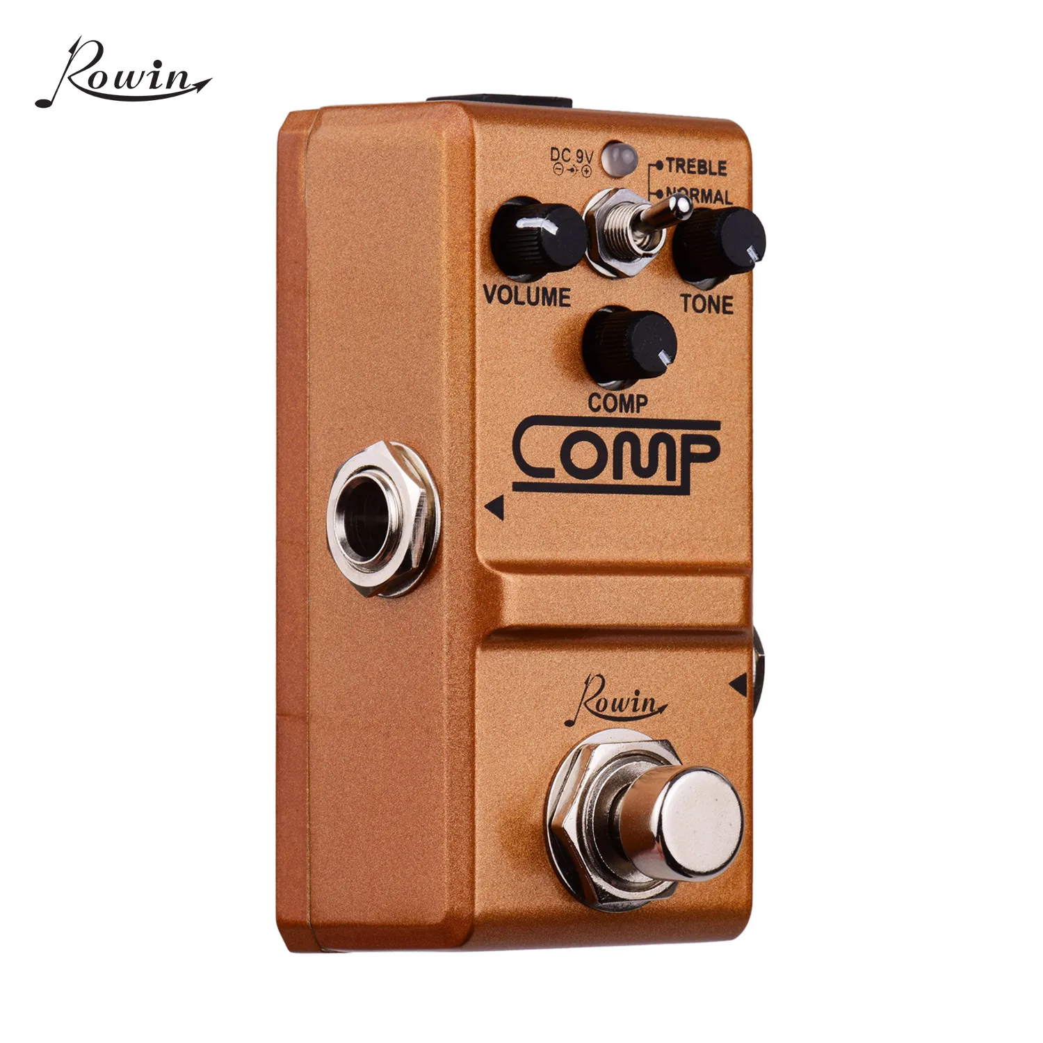 

Rowin Compressor Guitar Pedal Guitar Effect Pedal With True Bypass effects Guitar Accessories & Parts Metal shell New arrival
