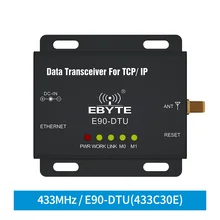 E90-DTU-433C30E Ethernet Modbus 433 МГц 1 Вт IoT TCXO длинный диапазон PLC передача данных беспроводной трансивер модем ethernet модем