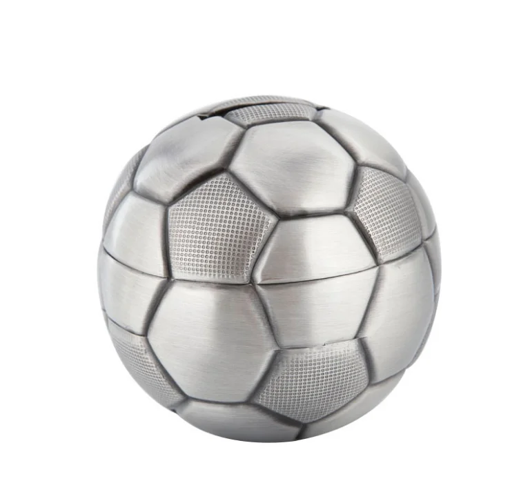 Metal Football Penny Box Safe Coin Piggy Bank Money Safe Box Gifts for Children 
