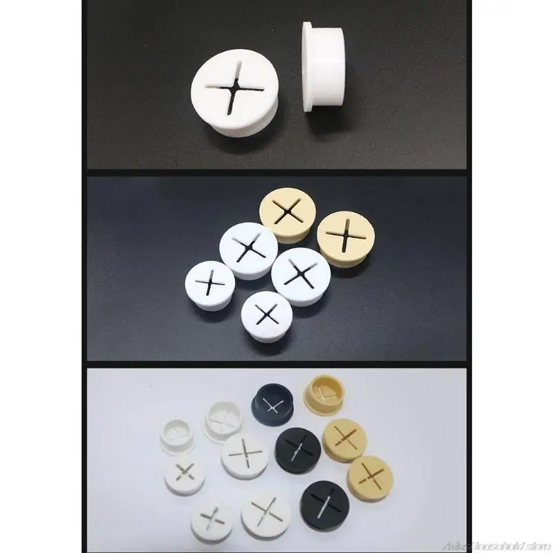 Cable Cord Grommets Silicone Cable Cover 10 Pcs Furnitures Hole Cover For Office PC Desk Hiding Cables Wire Protection cable gland