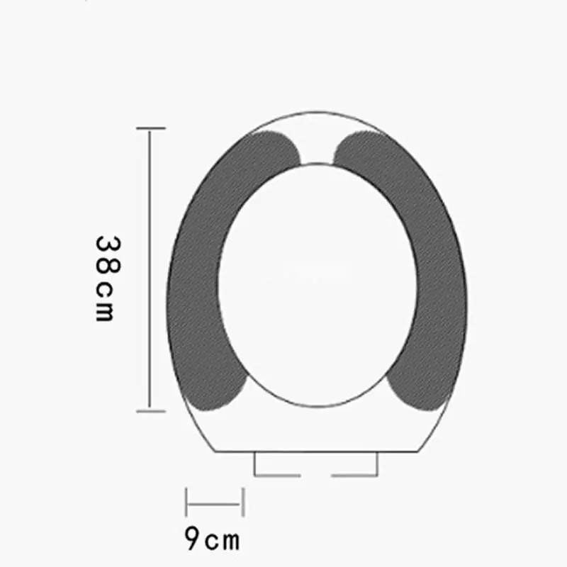 Удобный чехол для унитаза для ванной, зимний чехол для унитаза, моющийся коврик для унитаза, чехол для сиденья, 1 пара