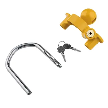 

Super Guard Trailer Lock Ball Hood Type Anti-theft Coupling Safe Security Lock RV ATV UTV Trailer Accessories