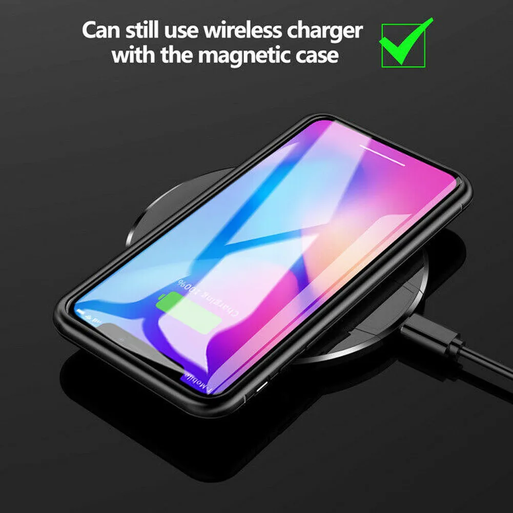 Магнитный абсорбционный чехол металлический бампер крышка для iPhone 11/11 Pro Max/11 Pro LFX-ING