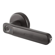 Poignée d'entrée USB facile à installer, entrée sans clé, biométrique intelligente électrique en toute sécurité avec clés, serrure de porte d'appartement en alliage de Zinc à empreintes digitales
