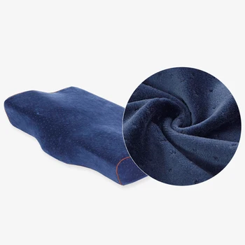 

Therapy Memory Foam Pillow Cervical Eyelash Extension Curved Rebound Sleeping Salon Use Butterfly Shaped Bedding Neck Protection