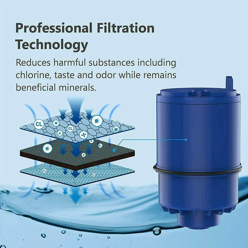 3pcs/lot New RF-9999 Water Filter Faucet Mount Replacement Filtration Water Filters For Drinking Cooking Making Coffee Tea