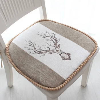 

Thickened Cushion Household Bandage Winter Chair Cushion Nordic Style Simple Modern Horseshoe Seat Cushion