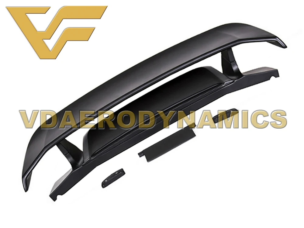 Подходит для 11-14 991 991,1 Porsche 911 Carrera S 4 4S GTS VAD-TR пластик, армированный волокном, углеродное волокно спойлер на задний багажник, крыло с GT3 база - Цвет: Fiberglass