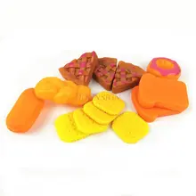 

13pcs kitchens toys Simulation Food Play Toys House For Children Biscuits Rolled Bread Emulation