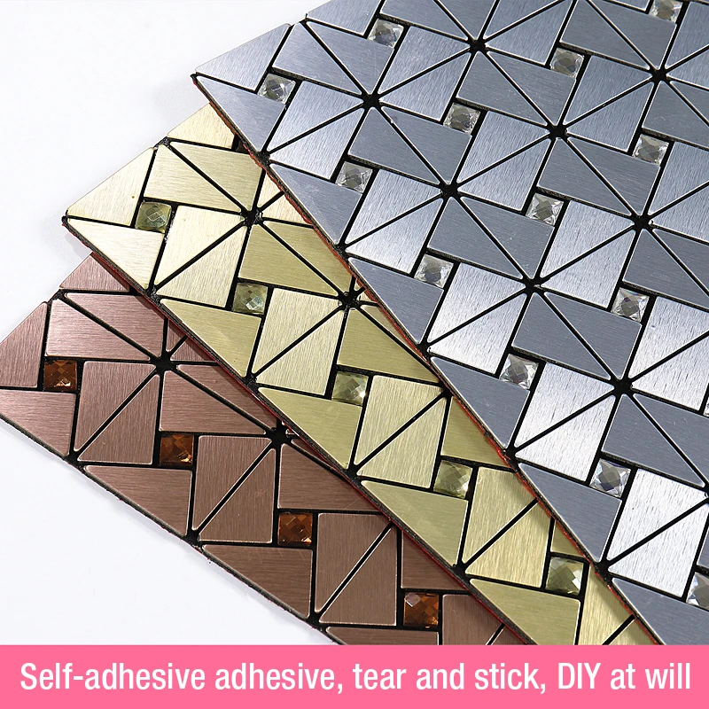 3D wall panel Metal Geometric Pattern Mural 3d Wallpaper Luxury Walls Paper for Living Room Bedroom Bathroom Kitchen Decor | Дом и сад