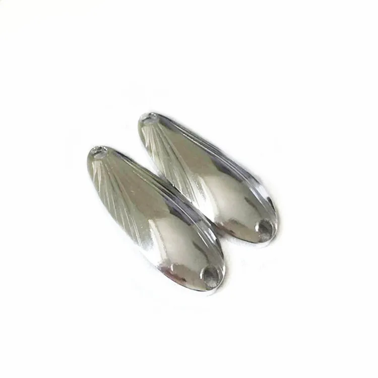 100pcs 3g 5g 8g 13g Metal Spoon Spinner Fishing Lure Hard Bait Pesca  Wobbler Lure Gold Silver Color - AliExpress